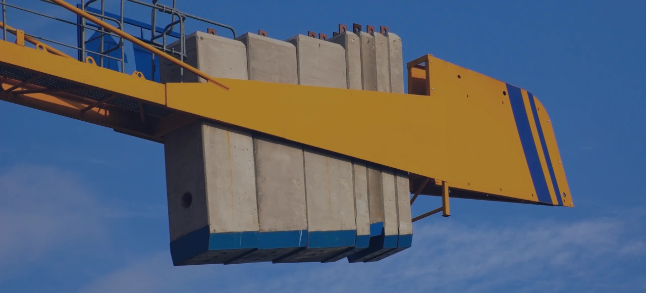 counterweights of a Crane
