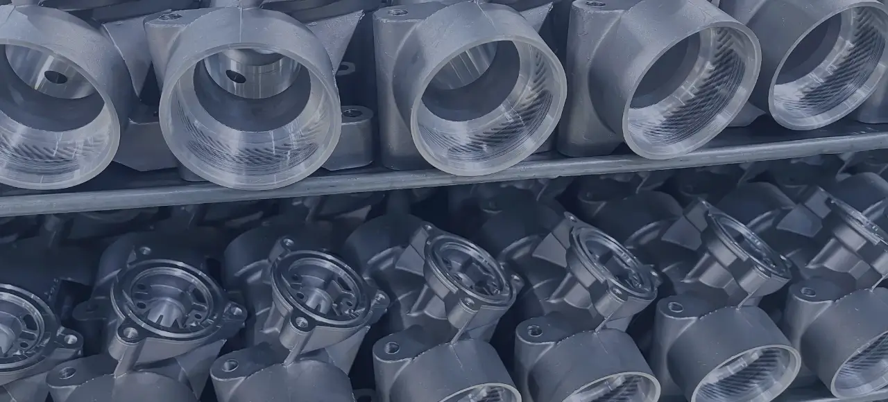 Production of die casting parts