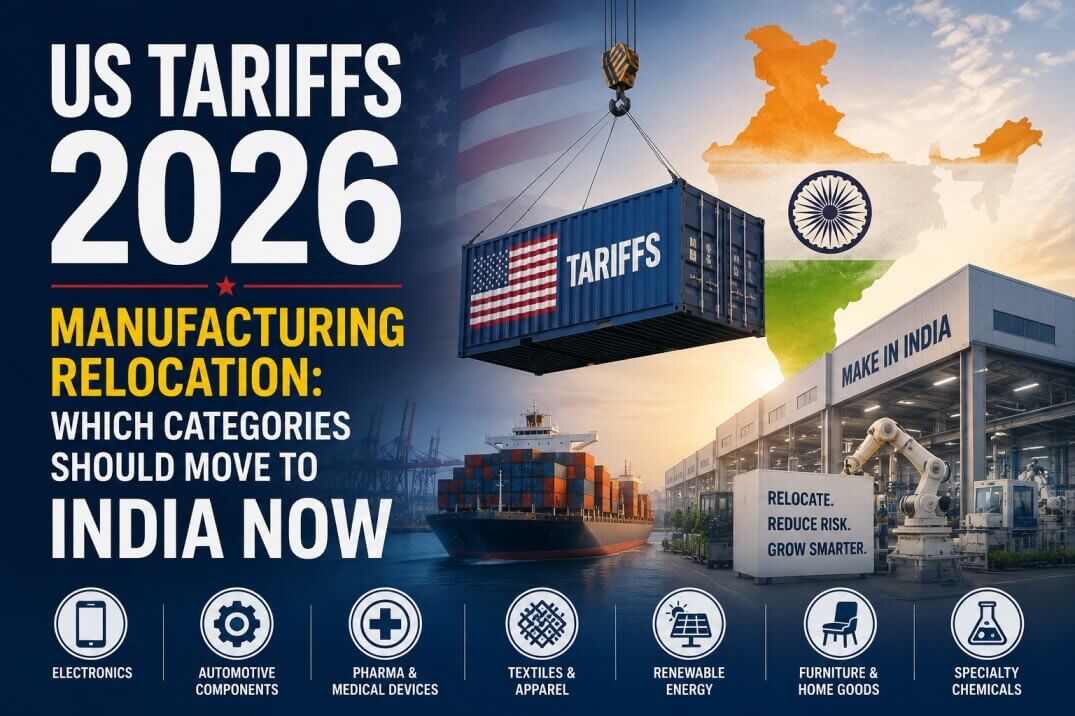 US Tariffs 2026 and Manufacturing Relocation: Which Categories Should Move to India Now