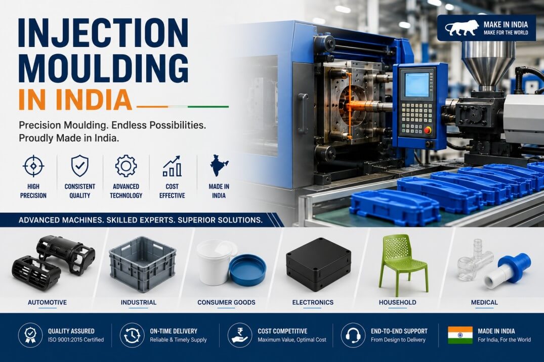 Injection Moulding in India: Complete Guide to Plastic Part Manufacturing and Sourcing
