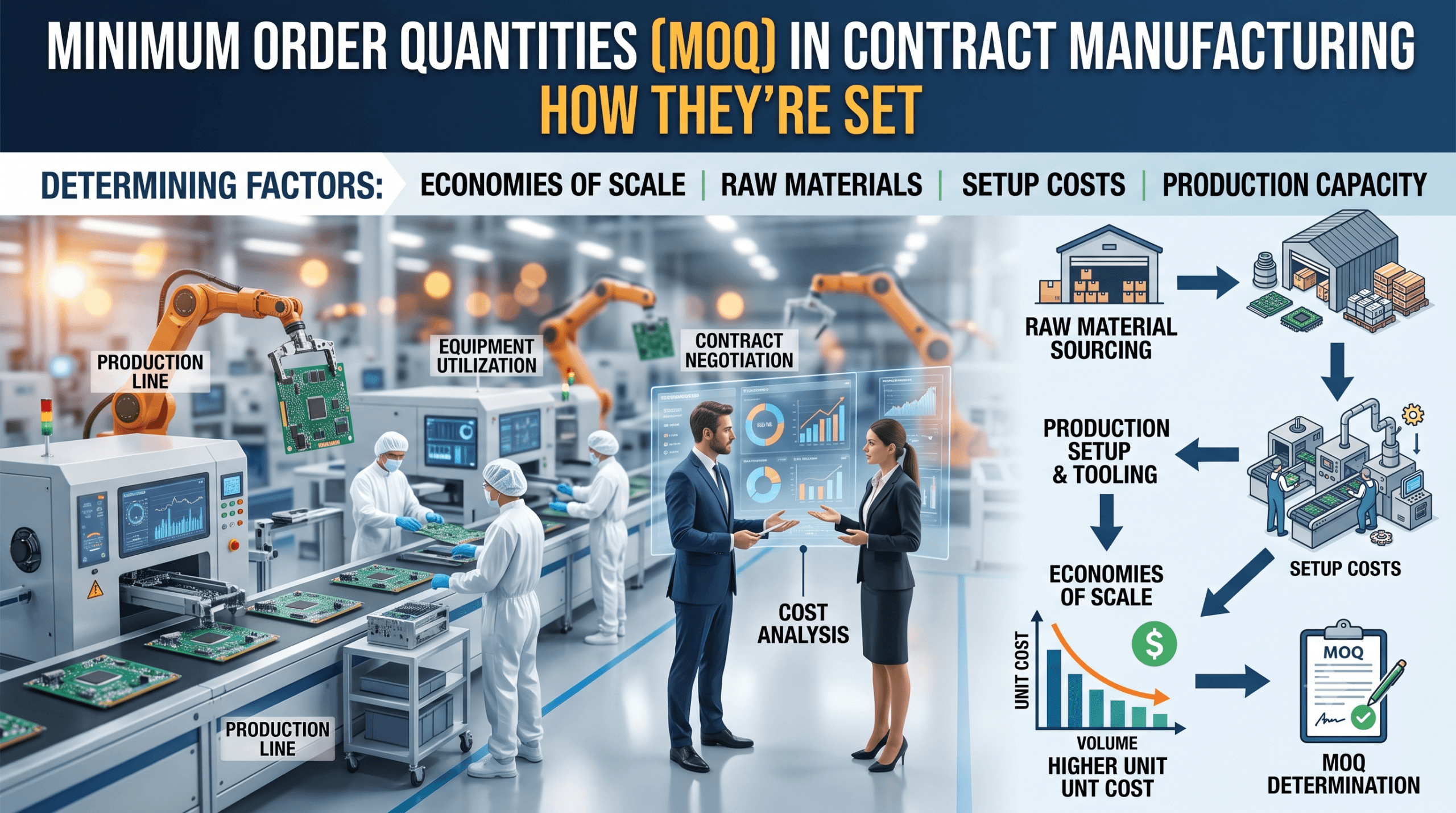 Minimum Order Quantities (MOQ) in Contract Manufacturing: How They’re Set