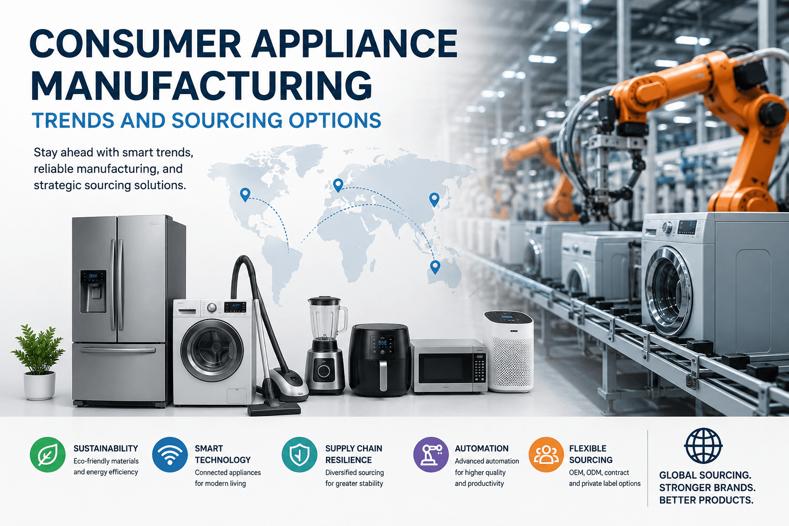 Consumer Appliance Manufacturing: Trends and Sourcing Options