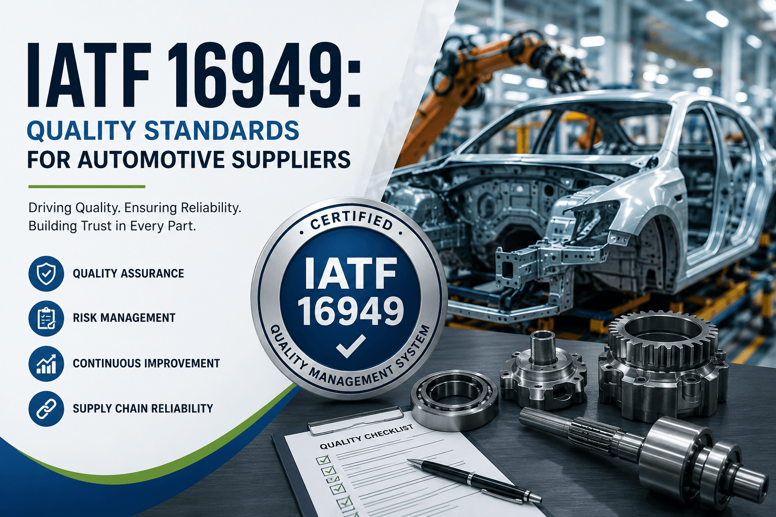 IATF 16949: Quality Standards for Automotive Suppliers
