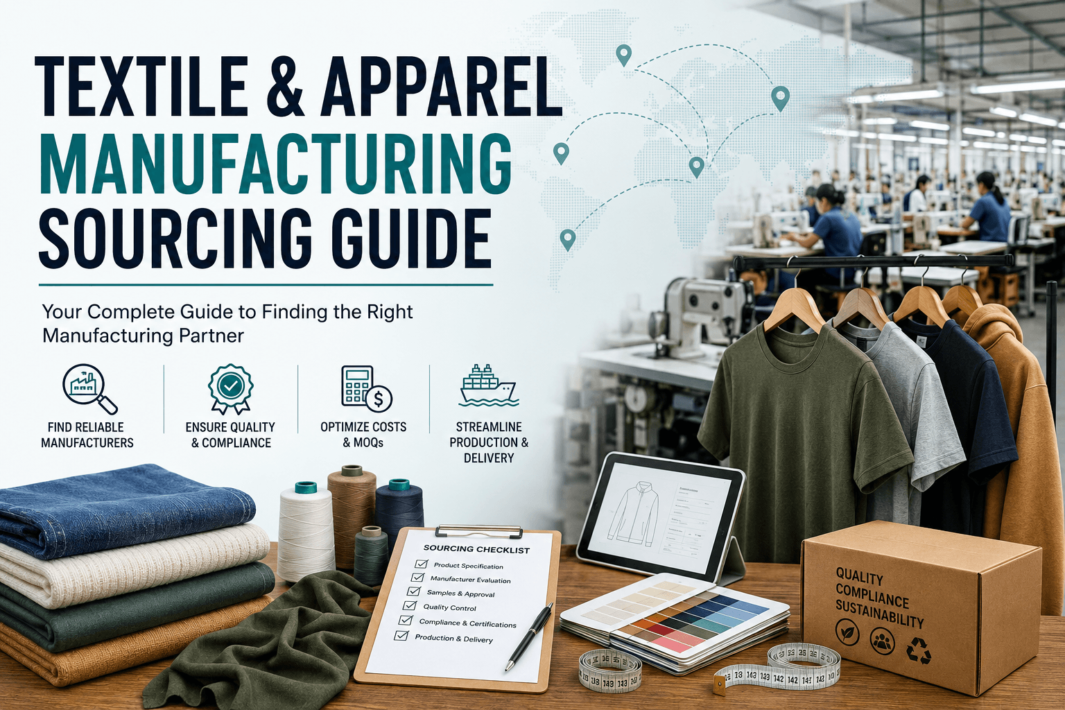 Textile and Apparel Manufacturing Sourcing Guide: How to Find the Right Manufacturing Partner