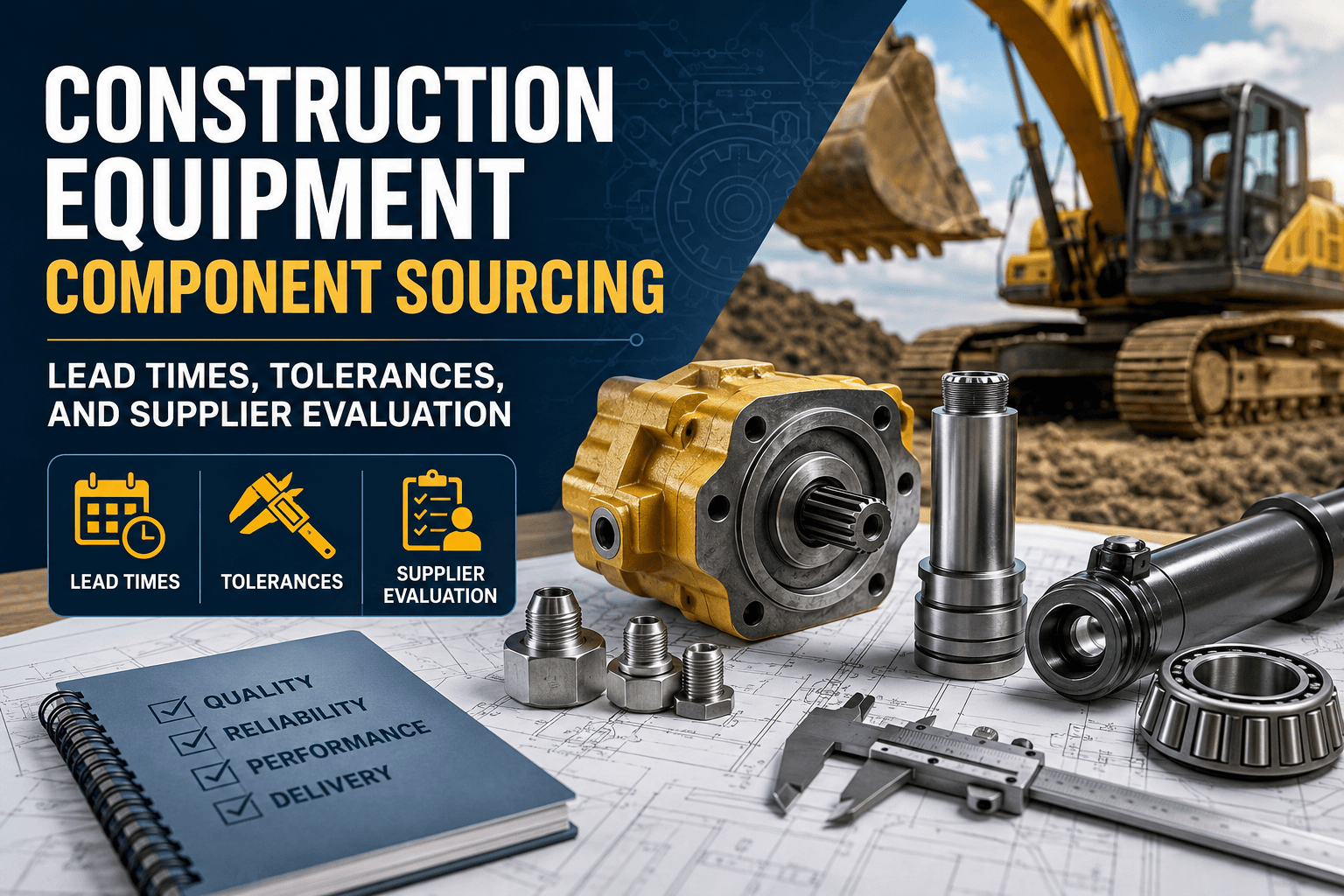 Construction Equipment Component Sourcing: Lead Times, Tolerances, and Supplier Evaluation