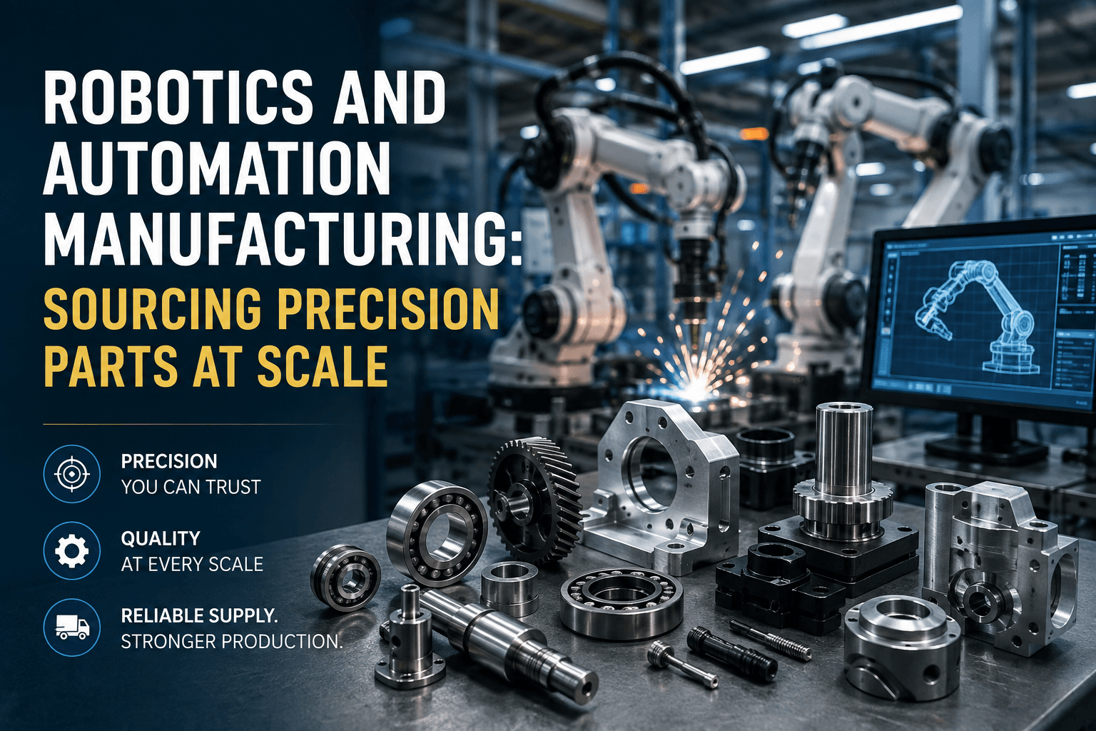 Robotics and Automation Manufacturing: Sourcing Precision Parts at Scale