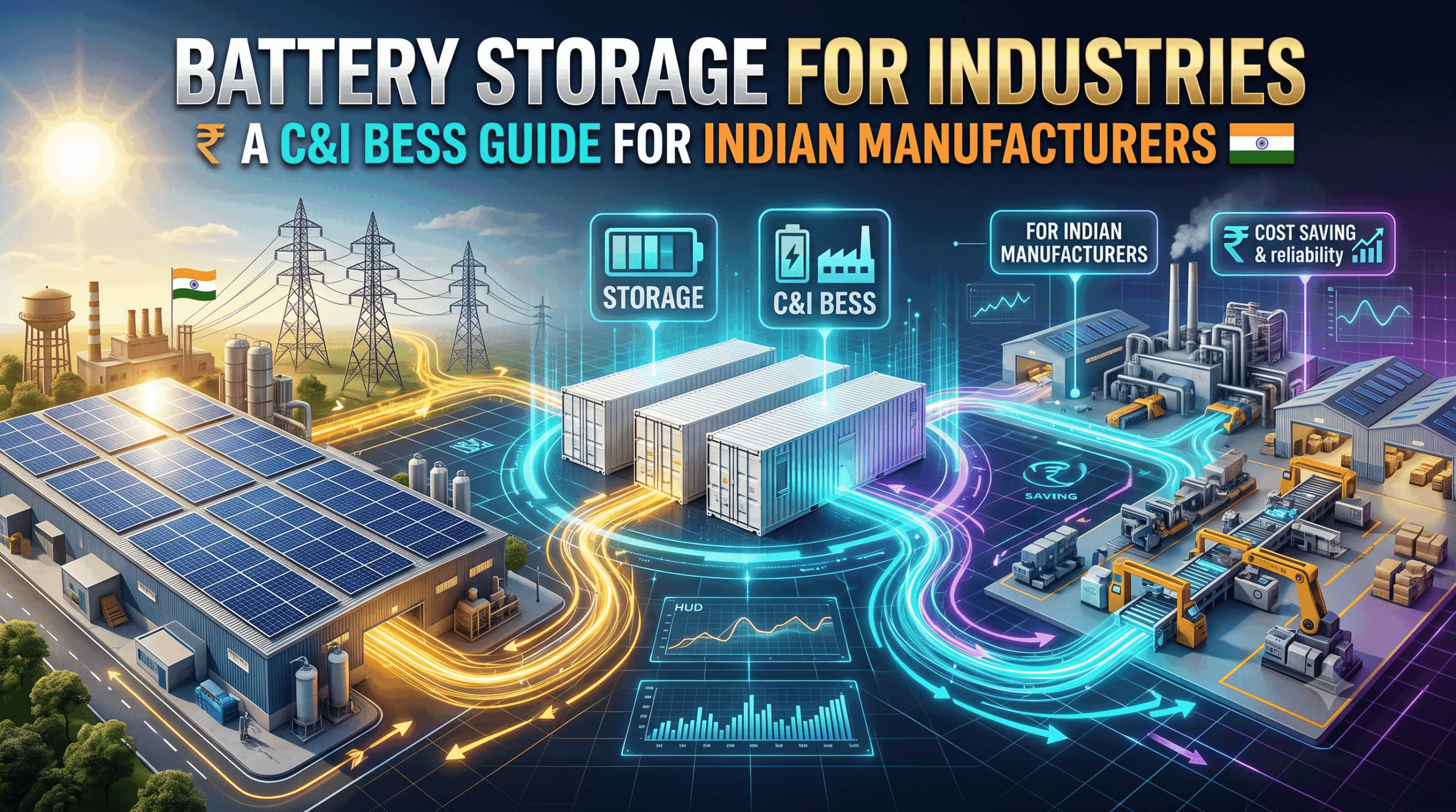 Battery Storage for Industries: A C&I BESS Guide for Indian Manufacturers